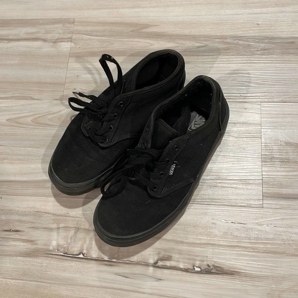 Vans black skater shoes youth 6 - Picture 2 of 4